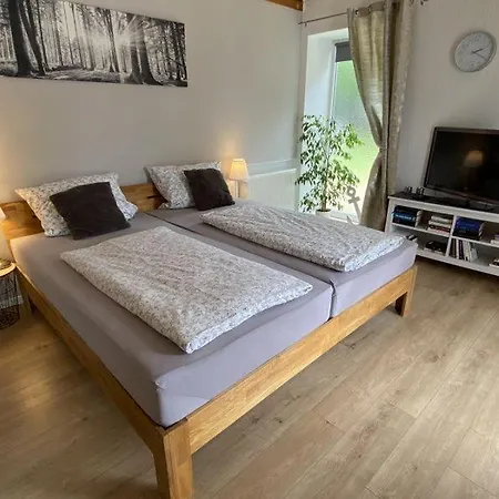 Grosses Doppelzimmer Mit Eigenem Bad Und Kuehlschrank, Frisch Saniert